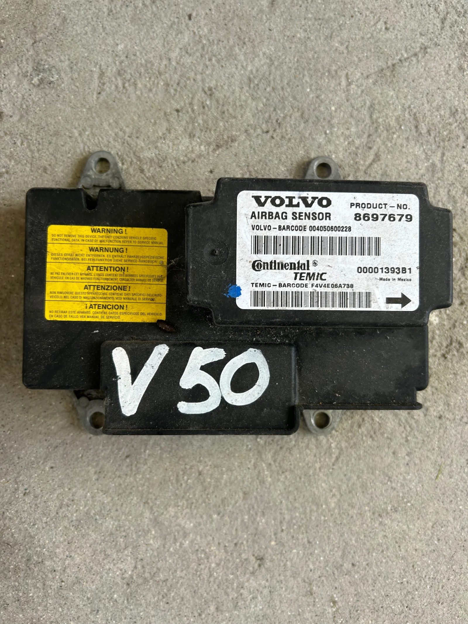 8697679 AIRBAG модул VOLVO V50 