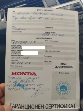 Honda Legend КВ2 2 2, снимка 12
