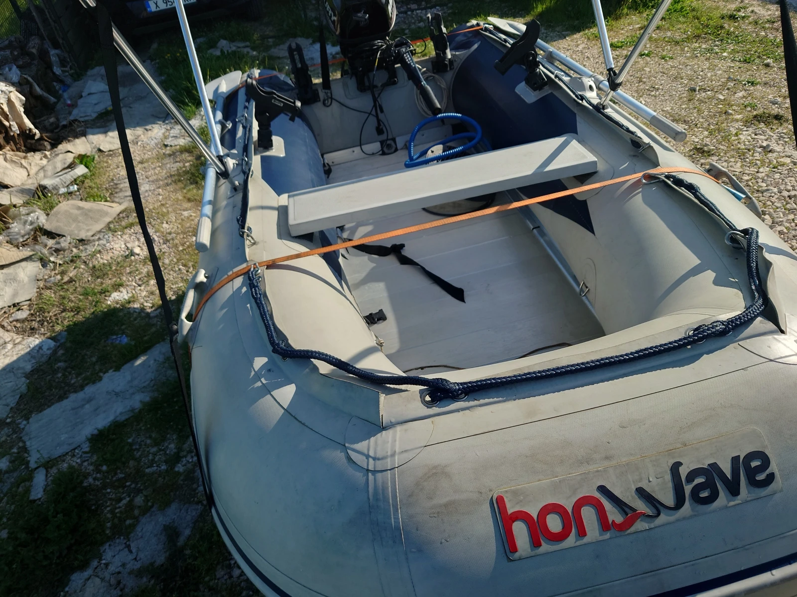 Надуваема лодка Honda Marine, снимка 4 - Воден транспорт - 54444446