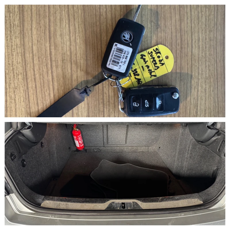 Skoda Superb 2.0TDI-DSG-NAVI-кожа, снимка 11 - Автомобили и джипове - 52344122