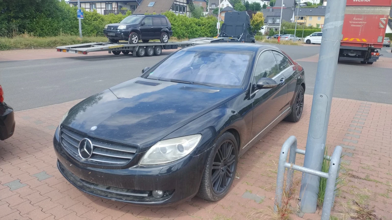 Mercedes-Benz CL 500 Designo бял салон