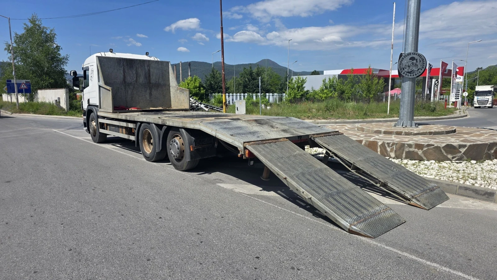 Scania P 400 EURO 5 6X2 За превоз на багери, снимка 3 - Камиони - 54566739