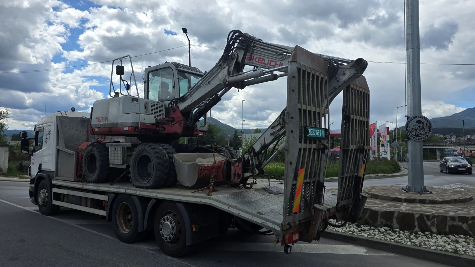 Scania P 400 EURO 5 6X2 За превоз на багери, снимка 5 - Камиони - 54566739
