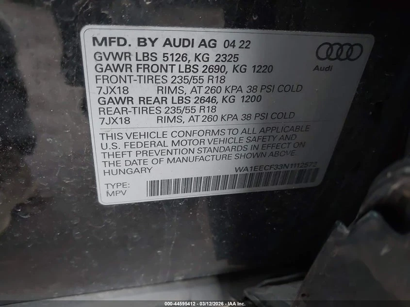 Audi Q3 2.0l Premium Plus 45 Tfsi S Line Quattro Tiptronic, снимка 9 - Автомобили и джипове - 53996253