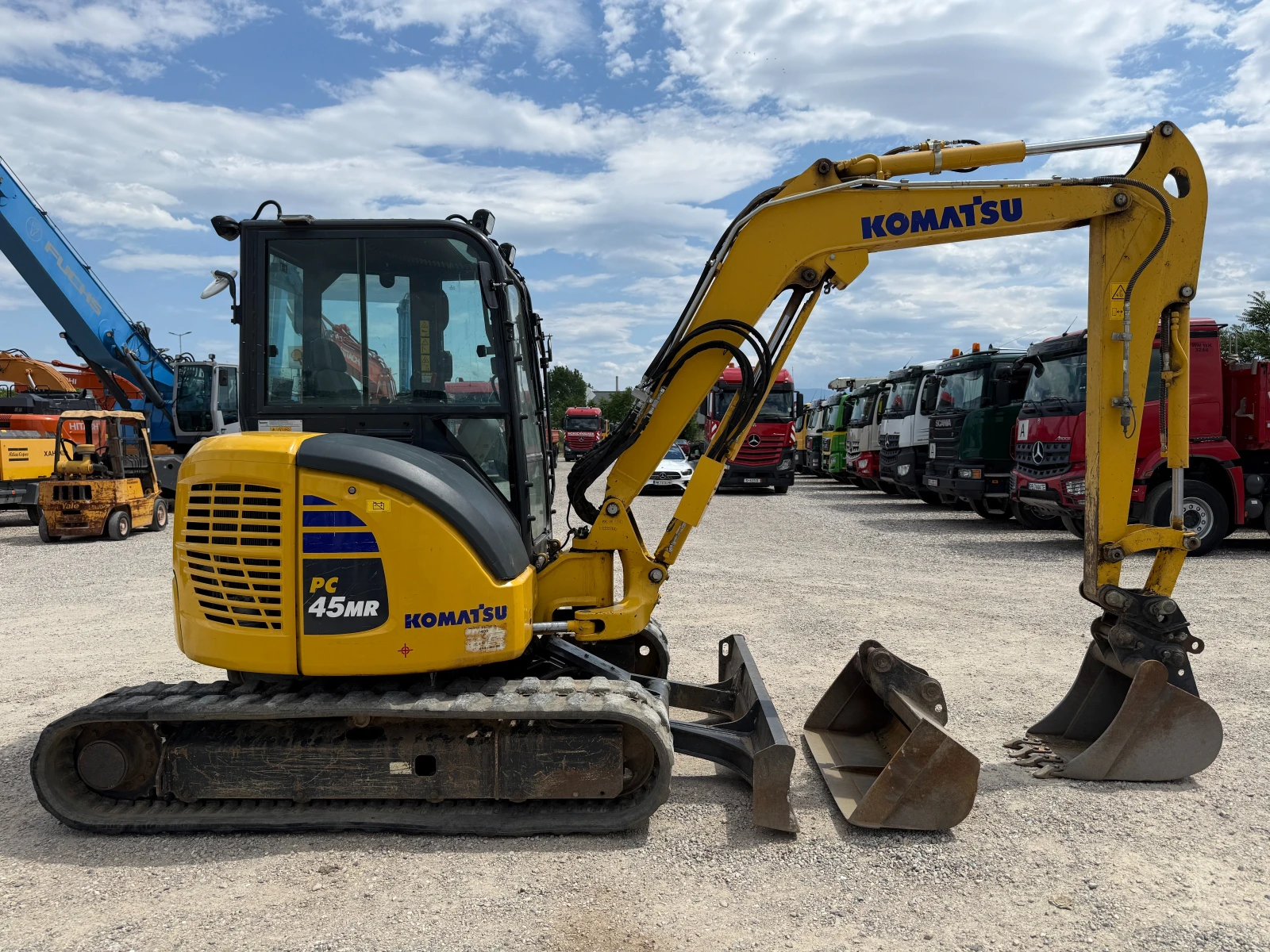 Багер Komatsu PC45 MR-5, снимка 8 - Индустриална техника - 54740206