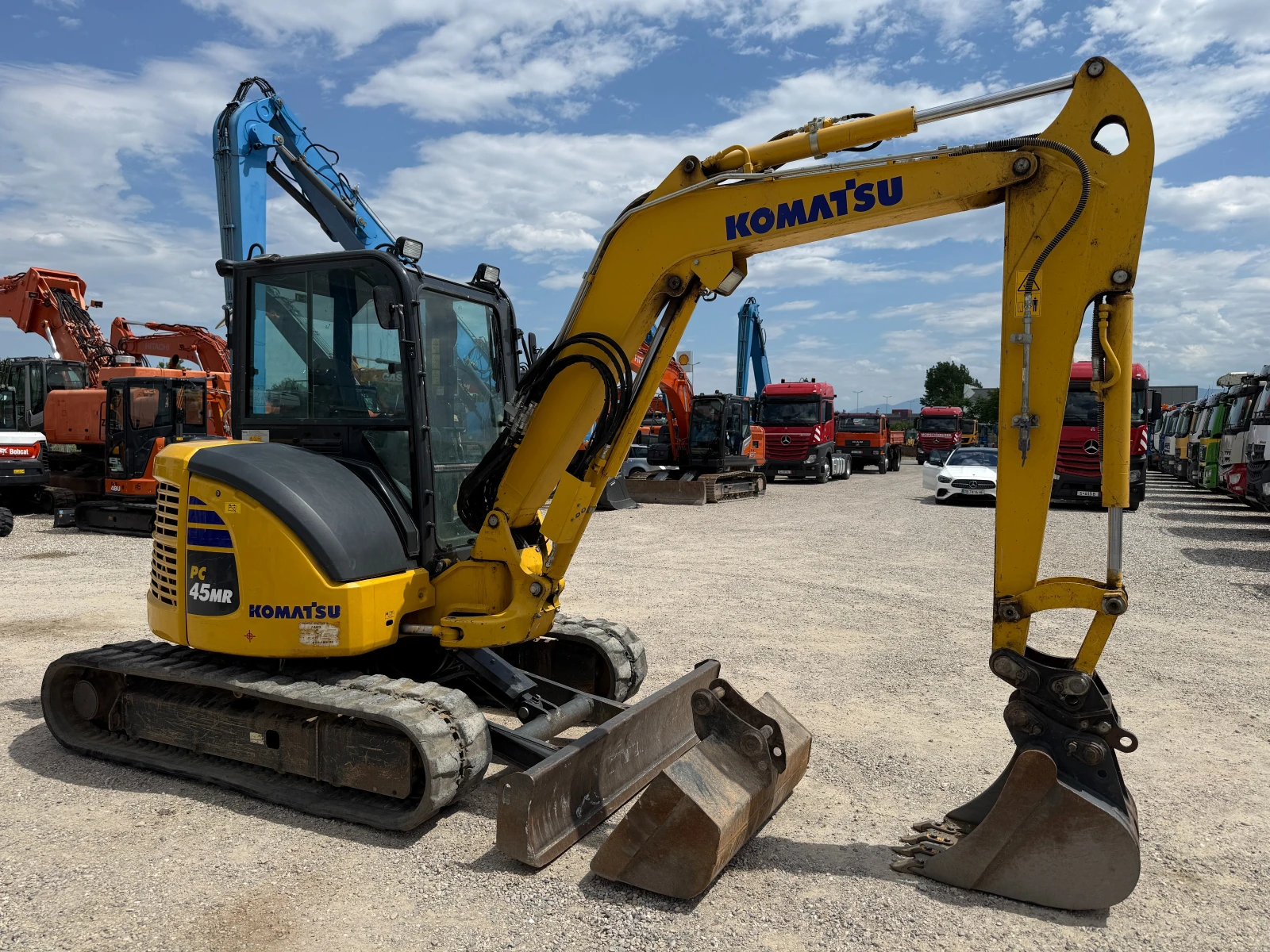 Багер Komatsu PC45 MR-5, снимка 9 - Индустриална техника - 54740206