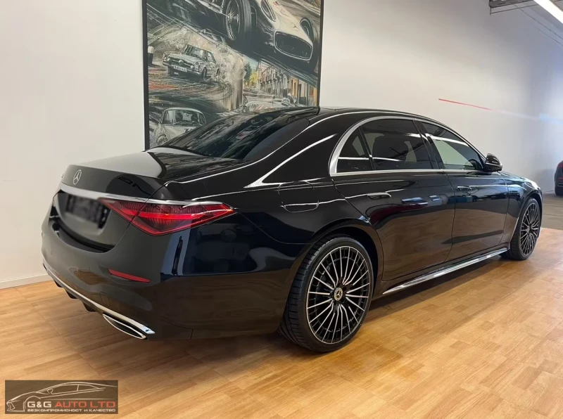 Mercedes-Benz S 580 AMG-LINE/510HP/PANO/HUD/BURM/MASSAGE/MEMO/360/278g, снимка 4 - Автомобили и джипове - 51614829