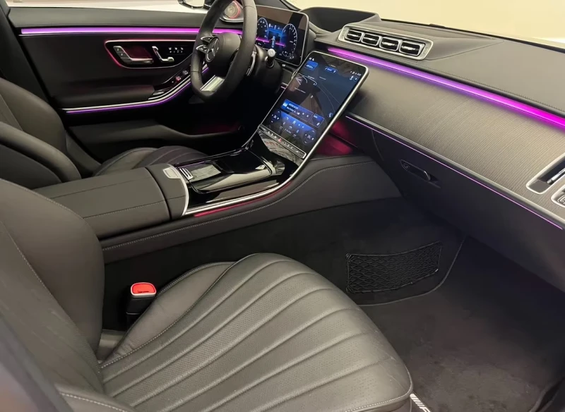 Mercedes-Benz S 580 AMG-LINE/510HP/PANO/HUD/BURM/MASSAGE/MEMO/360/278g, снимка 8 - Автомобили и джипове - 51614829