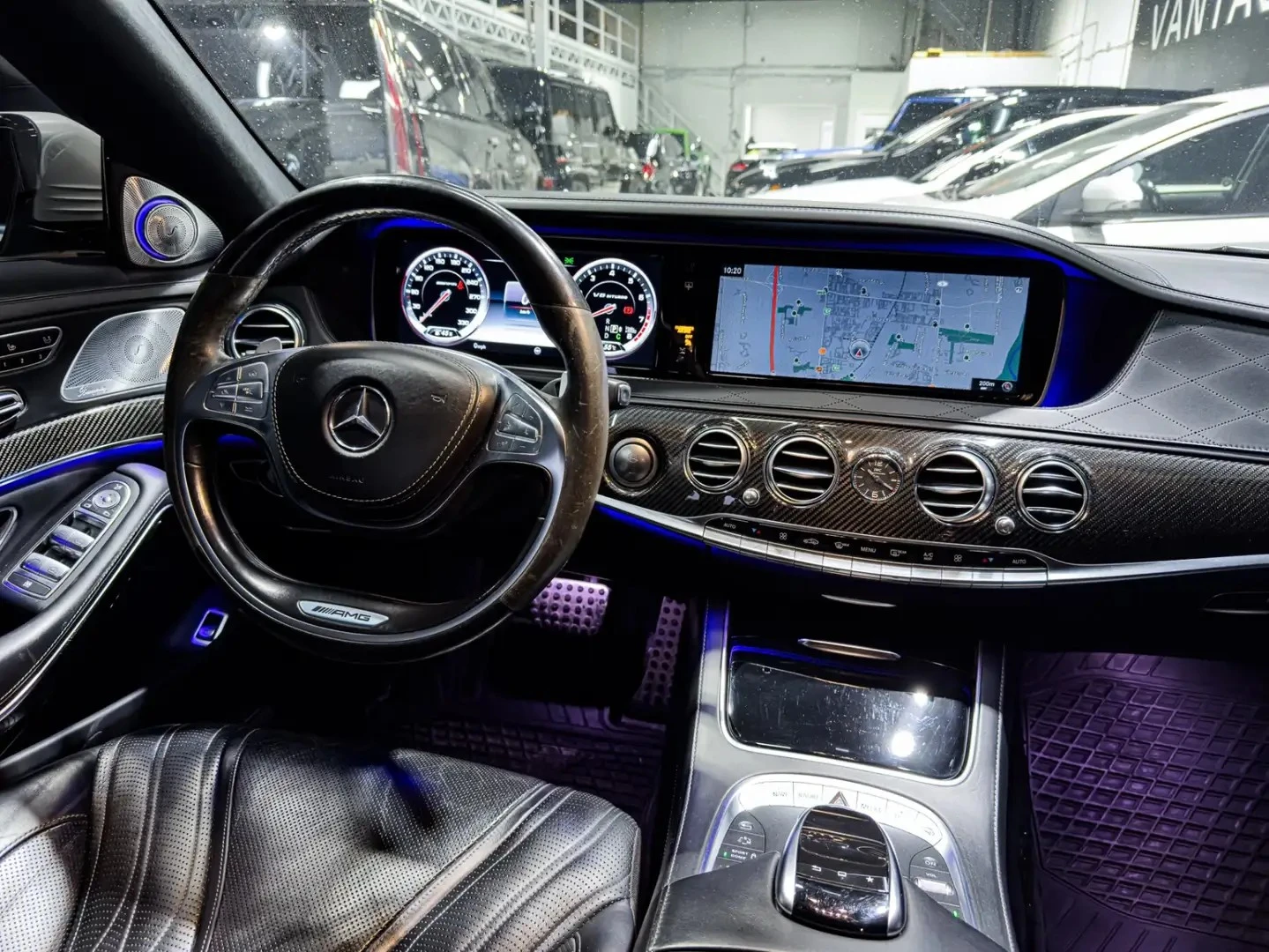 Mercedes-Benz S 63 AMG PREMIUM PKG ЦЕНА ДО БЪЛГАРИЯ АВТОКРЕДИТ, снимка 13 - Автомобили и джипове - 55902413