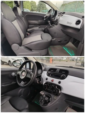 Fiat 500 1.2i-70к.с/КЛИМАТИК/RECARO!!! , снимка 9