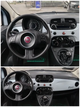 Fiat 500 1.2i-70к.с/КЛИМАТИК/RECARO!!! , снимка 10