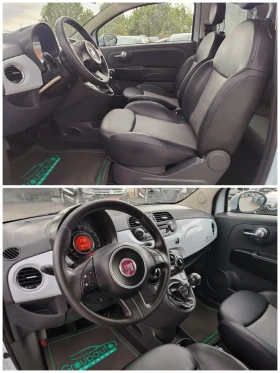 Fiat 500 1.2i-70к.с/КЛИМАТИК/RECARO!!! , снимка 8