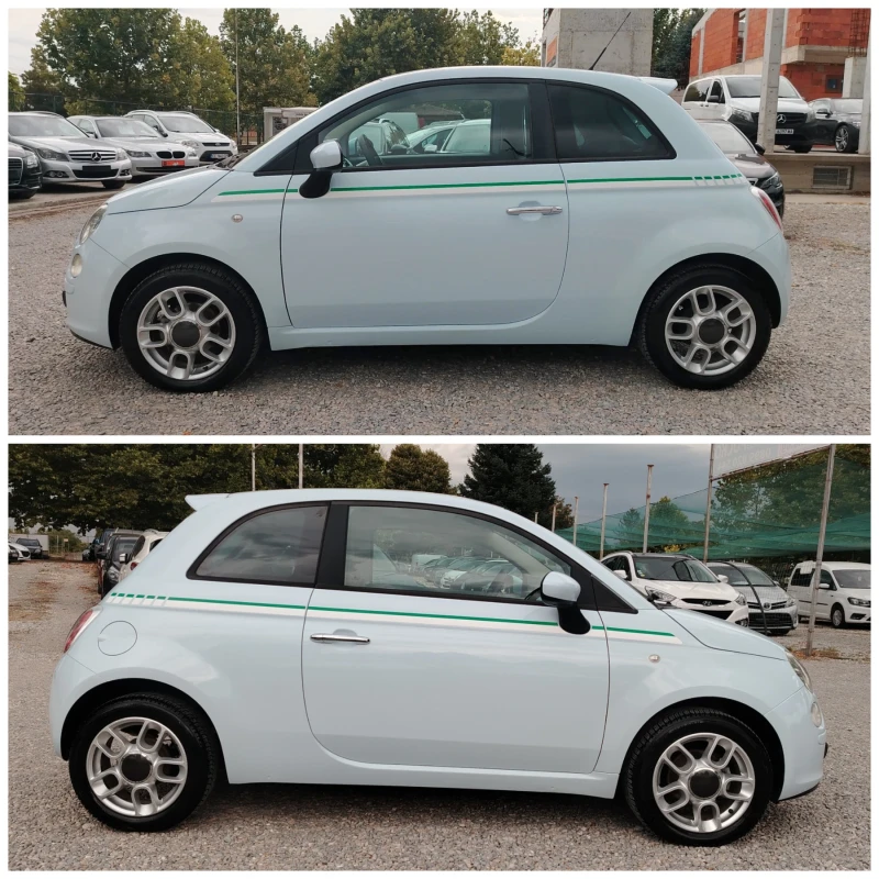 Fiat 500 1.2i-70к.с/КЛИМАТИК/RECARO!!! , снимка 4 - Автомобили и джипове - 51459281