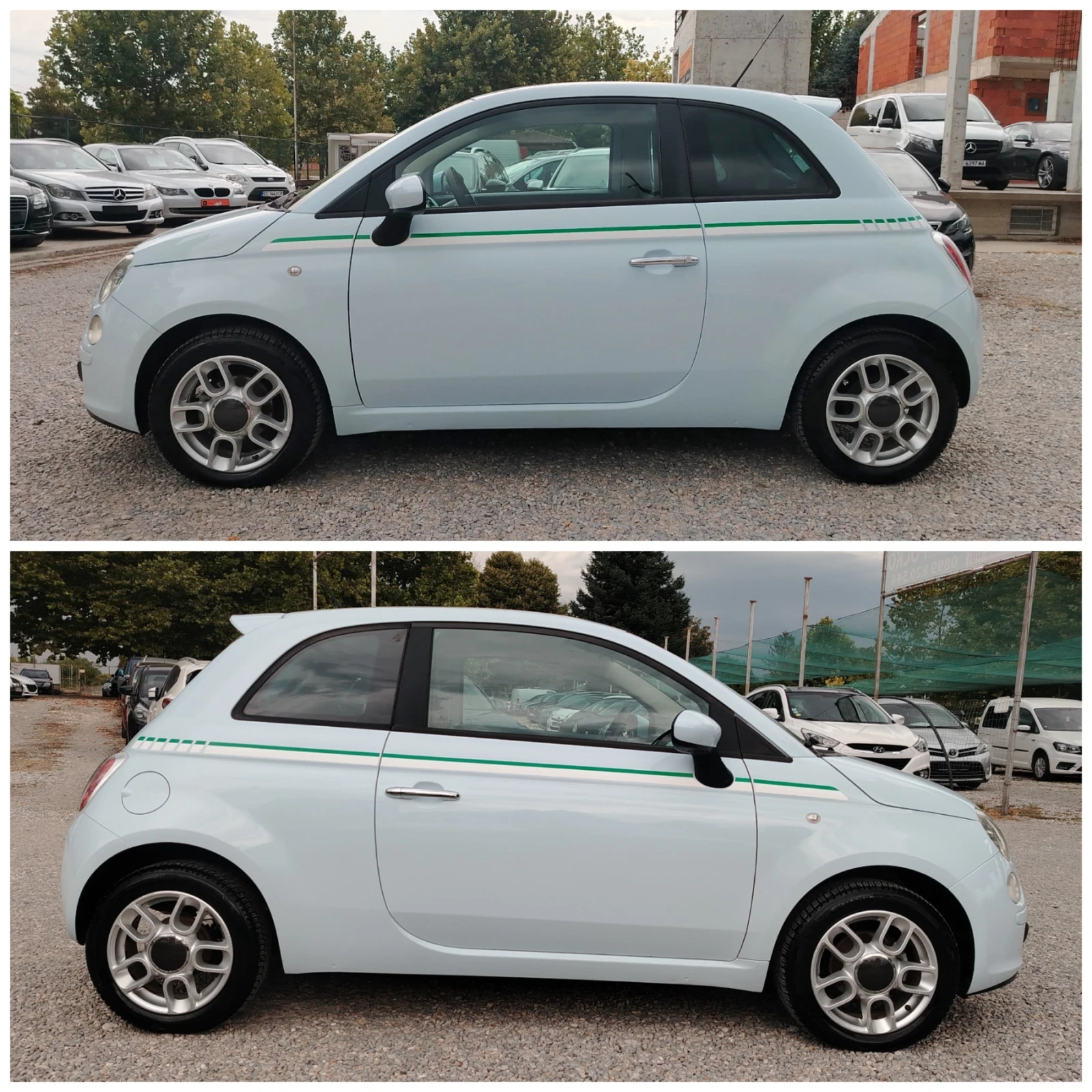 Fiat 500 1.2i-70к.с/КЛИМАТИК/RECARO!!!  - изображение 4