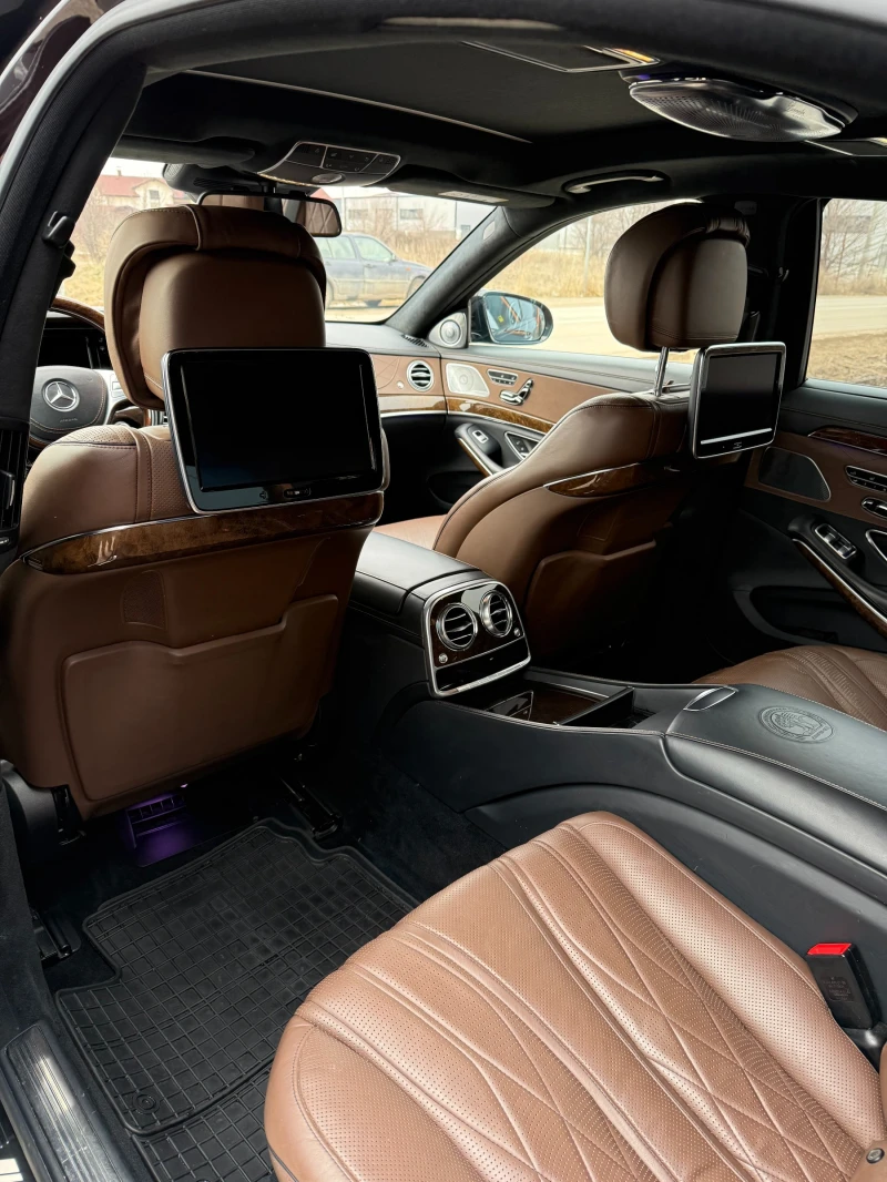 Mercedes-Benz S 63 AMG CERAMIC LONG 4MATIC DISTRONIC PLUS 3D BUR 2 TV, снимка 8 - Автомобили и джипове - 52498790