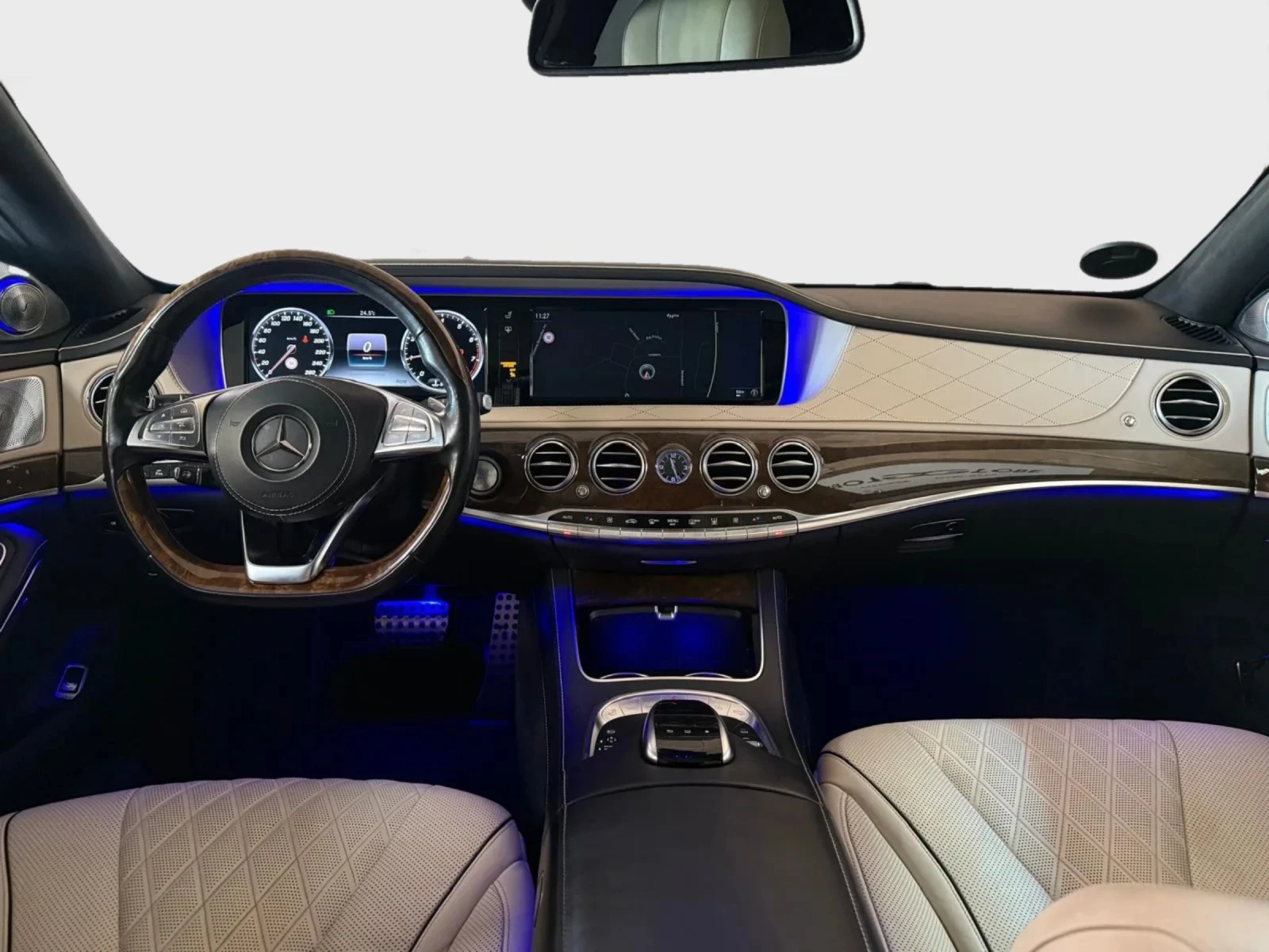 Mercedes-Benz S 500 Очакван Внос Mercedes S500 Long DESIGNO* AMG  - изображение 6