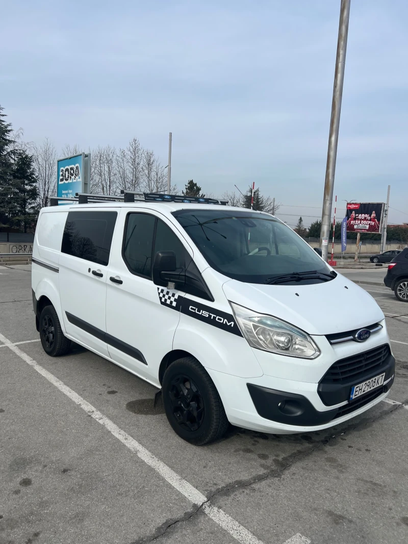 Ford Transit Custom 2.2 TDCI Klima, снимка 3 - Бусове и автобуси - 49359147