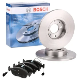 Комплект нови предни дискове и накладки Bosch за Опел Зафира Б . , снимка 1
