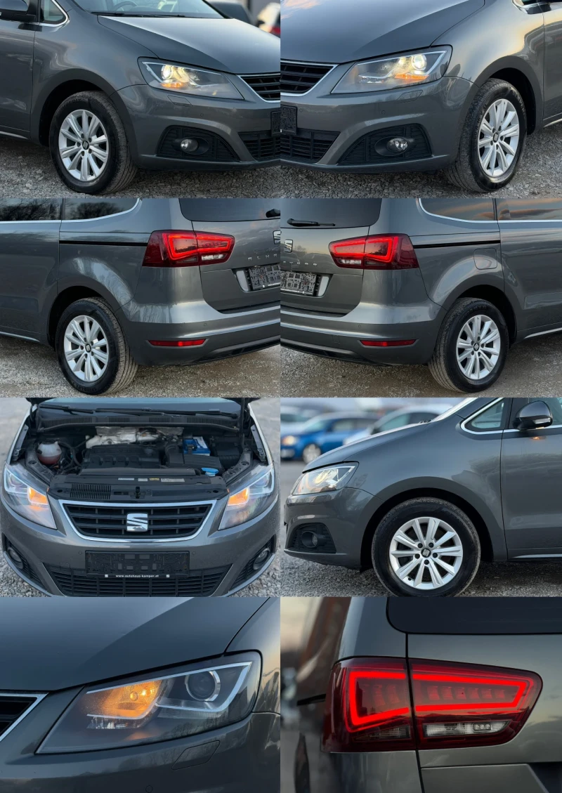 Seat Alhambra 2.0TDi 150к.с * Навигация* * Камера* * Ксенон* , снимка 9 - Автомобили и джипове - 53501866