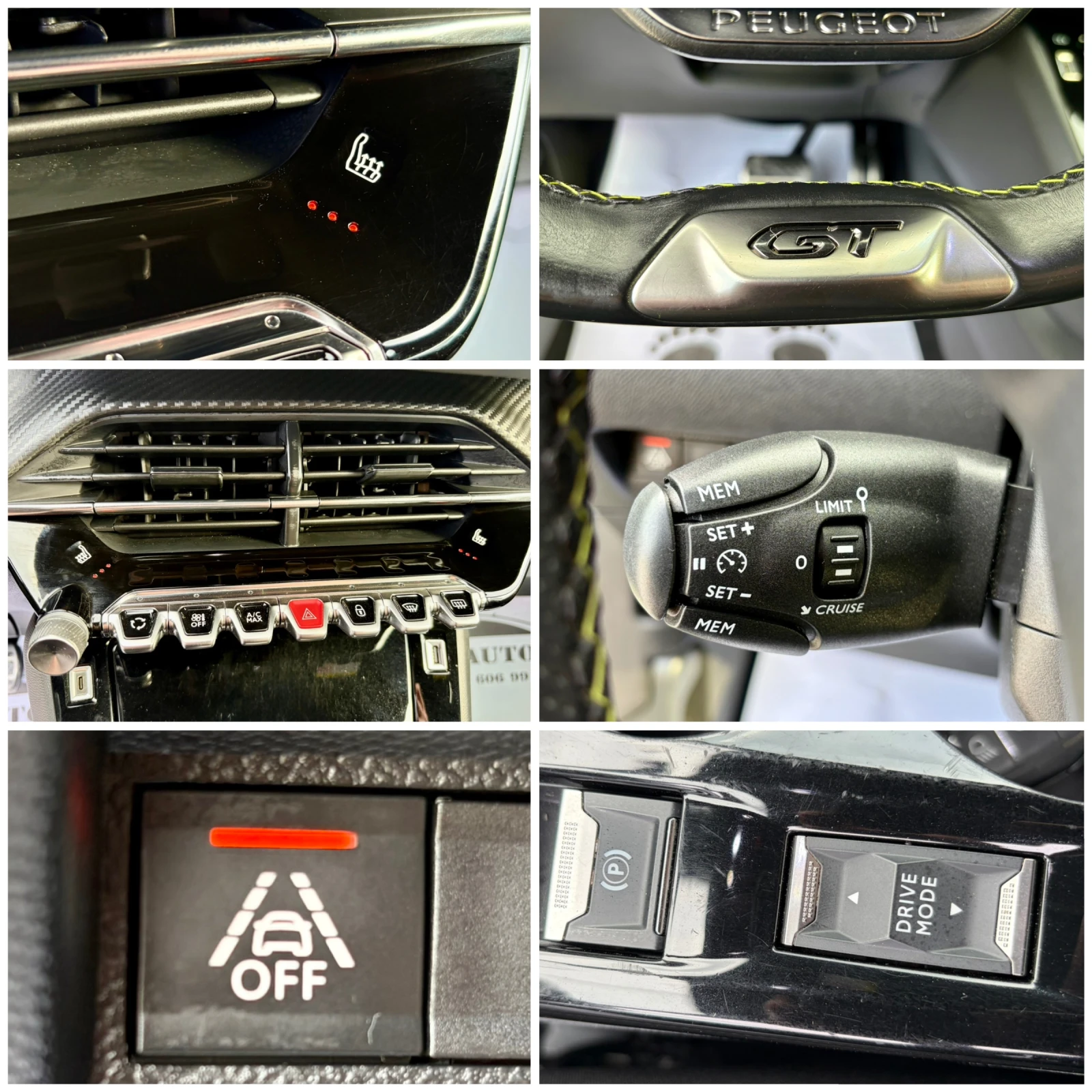 Peugeot 2008 GT-LINE ELECTRIC DRIVE 50KWh SOH 95%, снимка 14 - Автомобили и джипове - 55946032