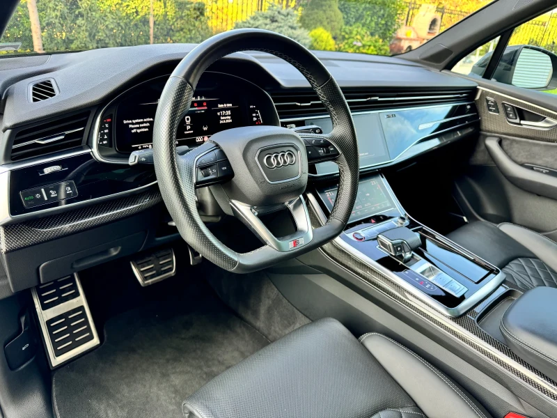 Audi SQ7 4.0TDI quattro Laser B&O 360 PANO Keyless 3DCarbon, снимка 9 - Автомобили и джипове - 41385308