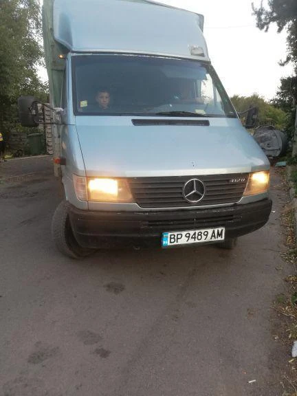 Mercedes-Benz Sprinter 412 2.9 тд. Падащ борд На Части, снимка 2 - Бусове и автобуси - 49470658