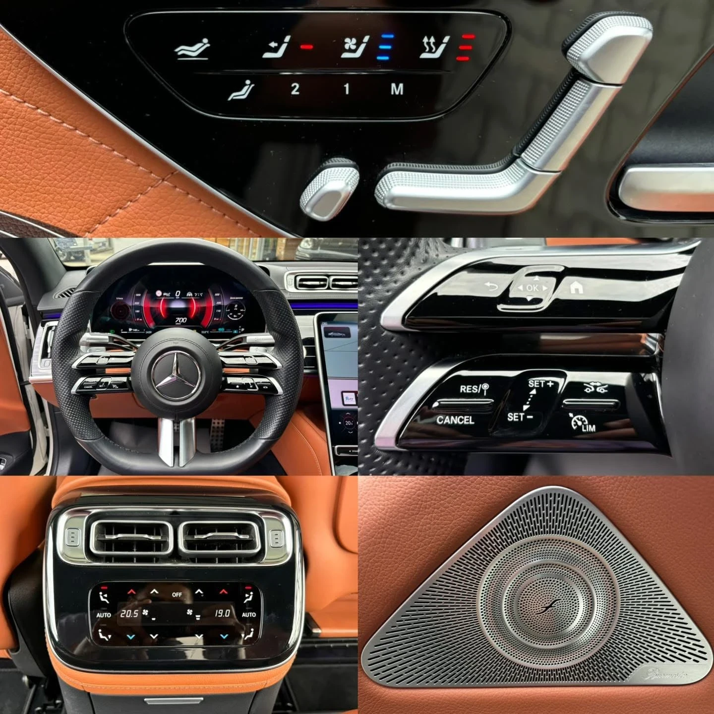 Mercedes-Benz S 500 LONG#DESIGNO#EXCLUSIVE#BRABUS#FULL FULL, снимка 15 - Автомобили и джипове - 55416478