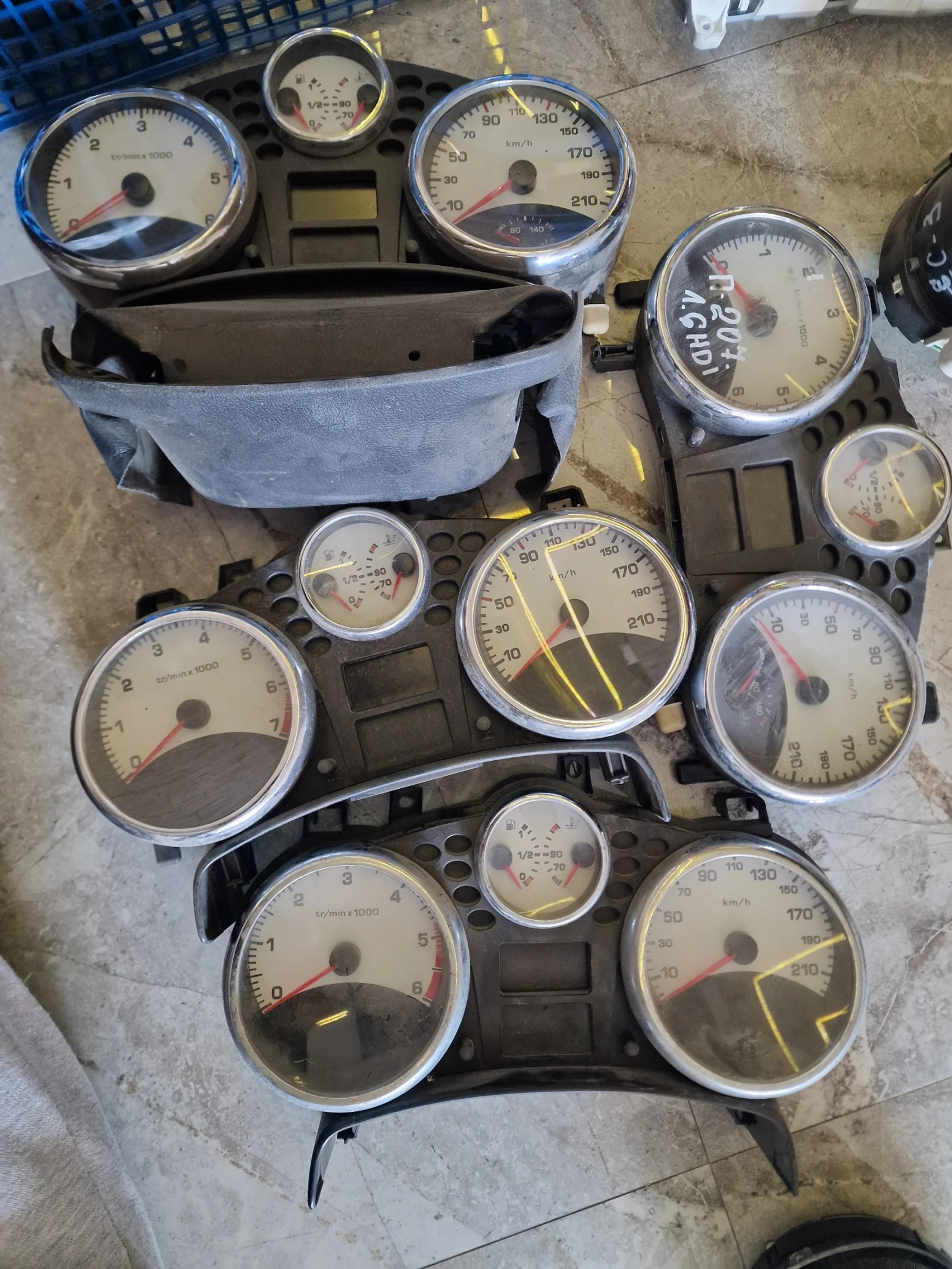 A2C53065547 километраж за PEUGEOT 207 1.6 HDI, снимка 5 - Части - 53820062