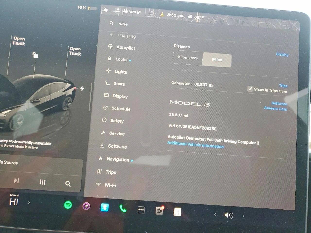Tesla Model 3, снимка 9 - Автомобили и джипове - 54664108