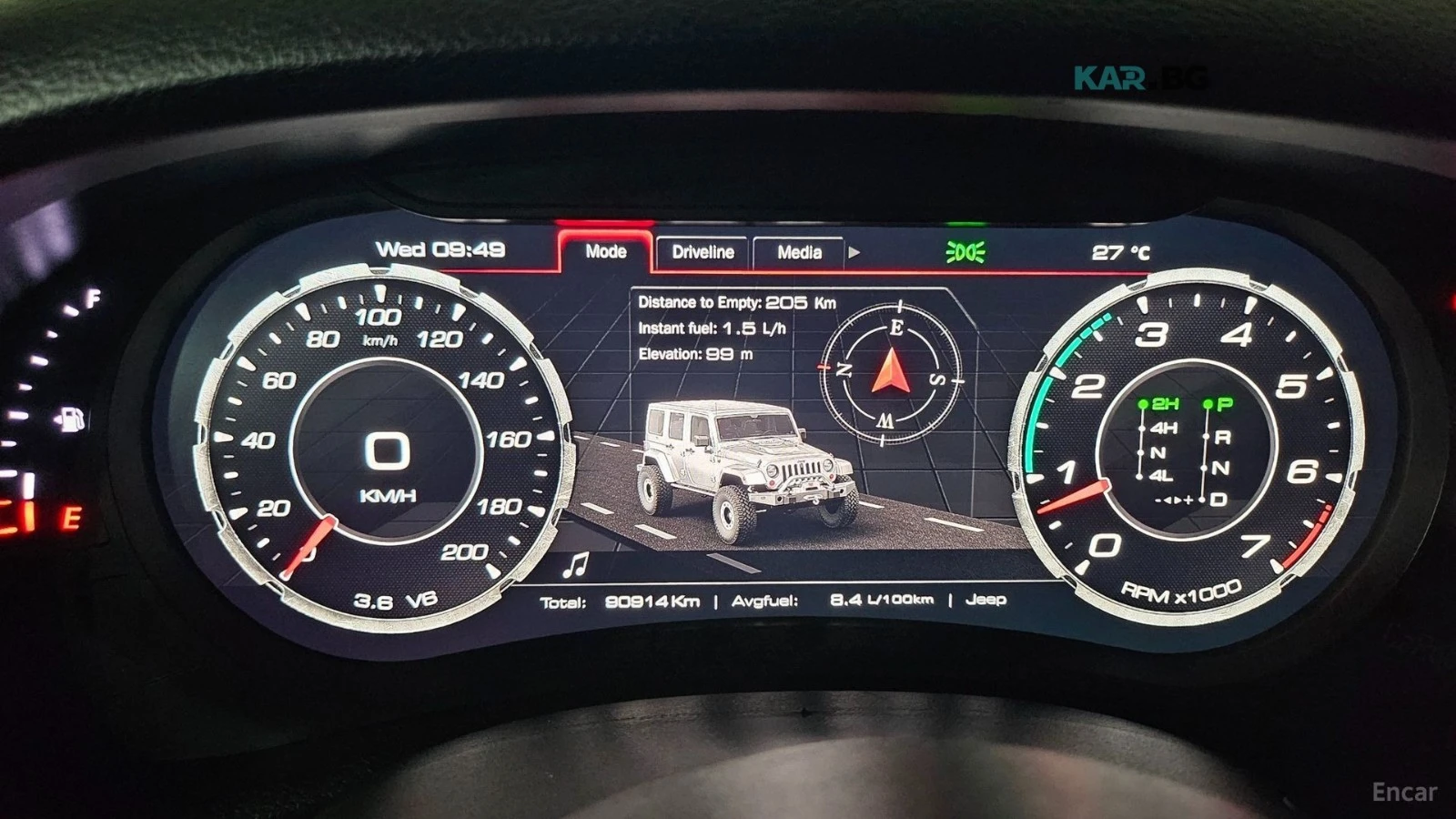 Jeep Wrangler SAHARA/ДИГИТАЛНО ТАБЛО/КАМЕРА/НАВИГАЦИЯ/, снимка 10 - Автомобили и джипове - 54796783