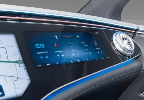 Mercedes-Benz EQS 450 4Matic = AMG Line = Premium Plus Гаранция, снимка 11 - Автомобили и джипове - 53606830