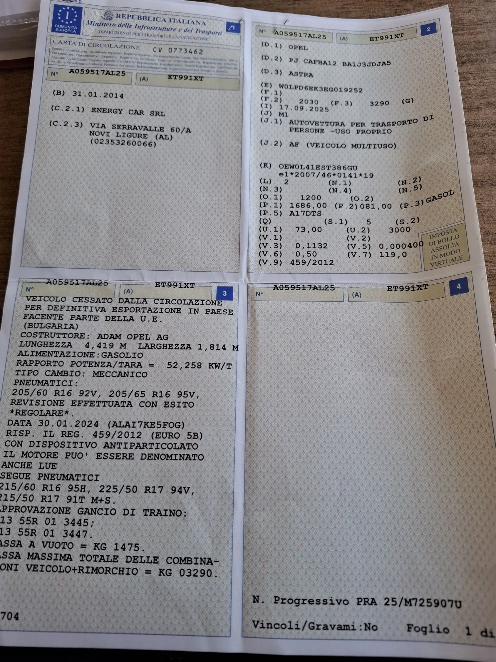 Opel Astra 1, 7CDTI-110p.s.-Unikat-Euro 5B | Mobile.bg   16