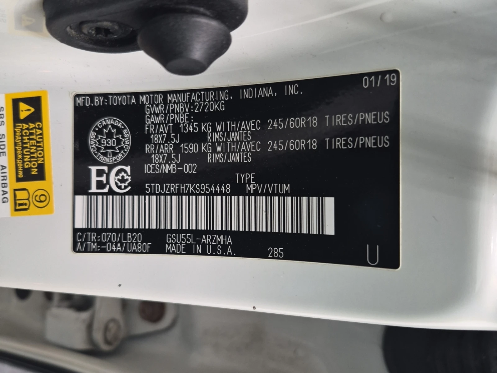 Toyota Highlander Awd Xle / Carfax / Лизинж, снимка 15 - Автомобили и джипове - 56315635
