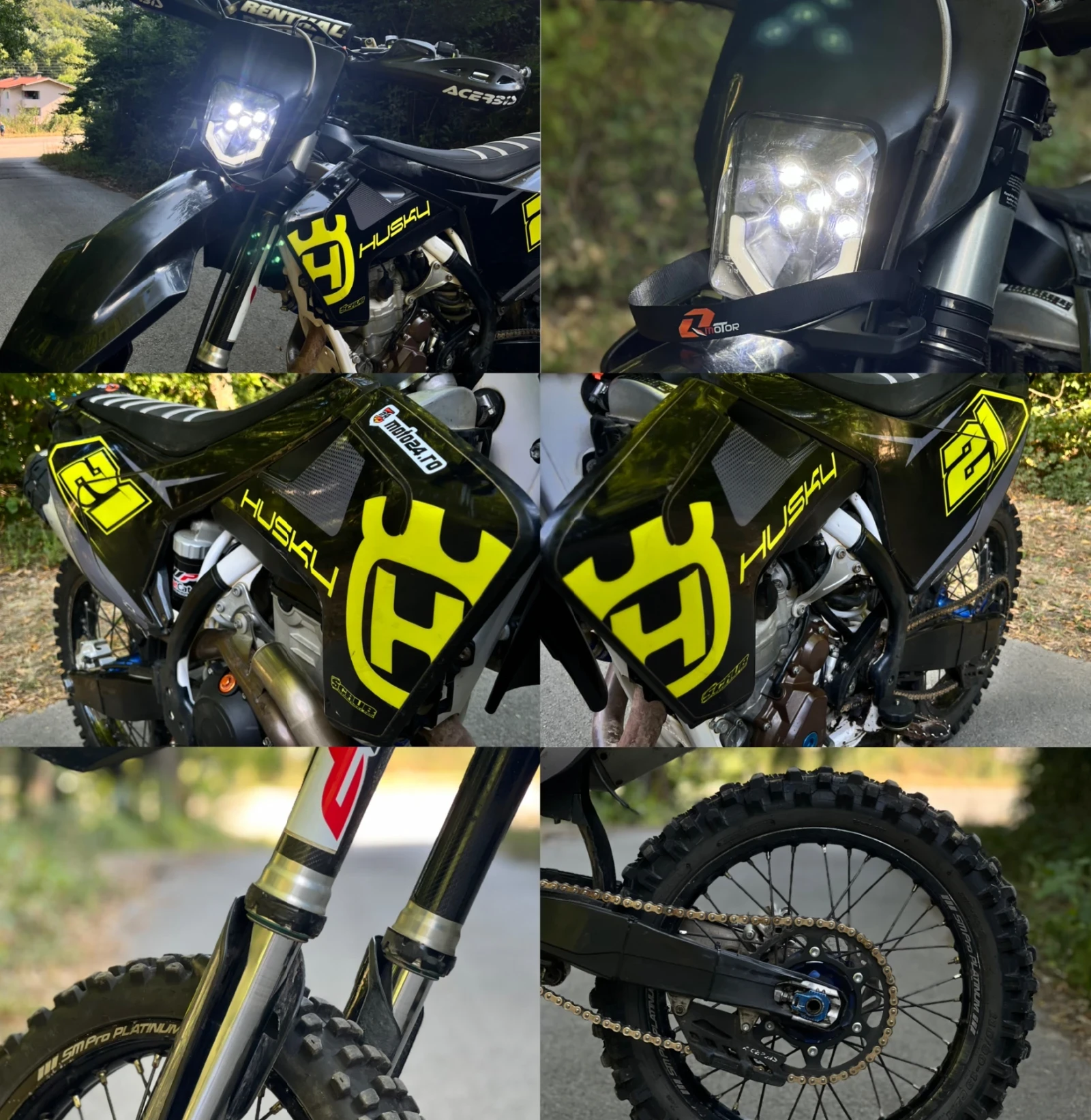 Husqvarna FC Режими, SmPro капли, Led фар, снимка 11 - Мотоциклети и мототехника - 55624713