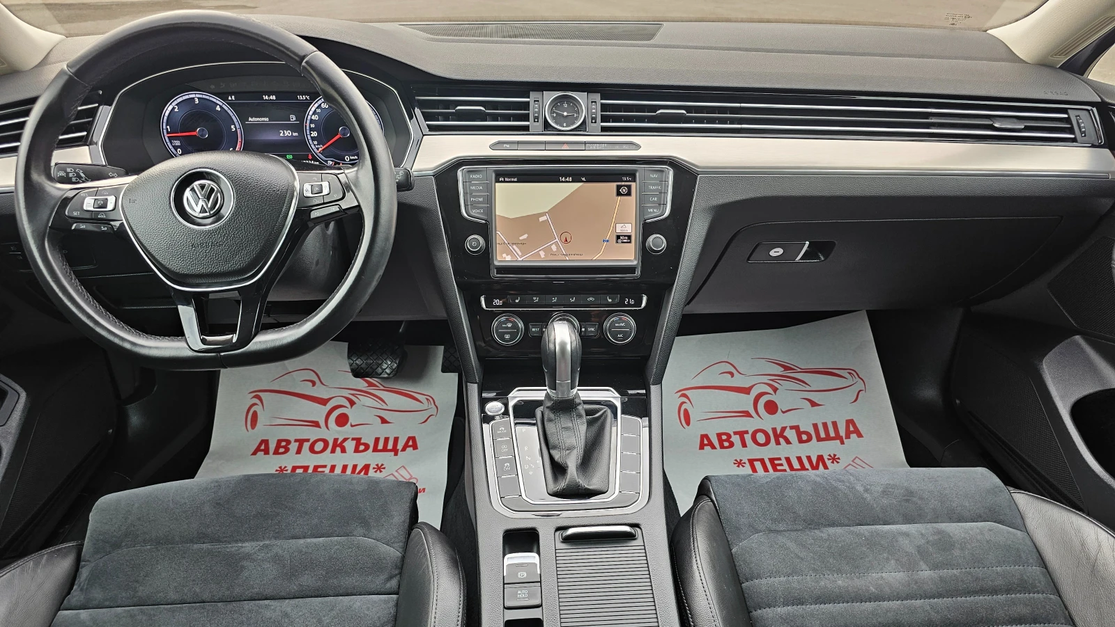 VW Passat 2.0TDi 190HP 7DSG IT-ДИСТРОНИК-ТОП СЪСТ.-ЛИЗИНГ - изображение 9