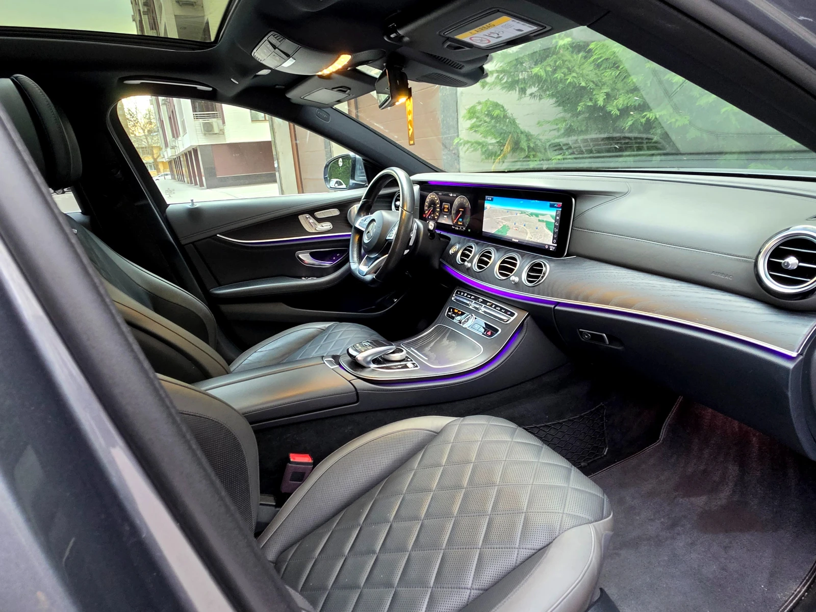 Mercedes-Benz E 350 AMG-DESIGNO-PODGREV-OBDUHVANE-FULL, снимка 15 - Автомобили и джипове - 53988711