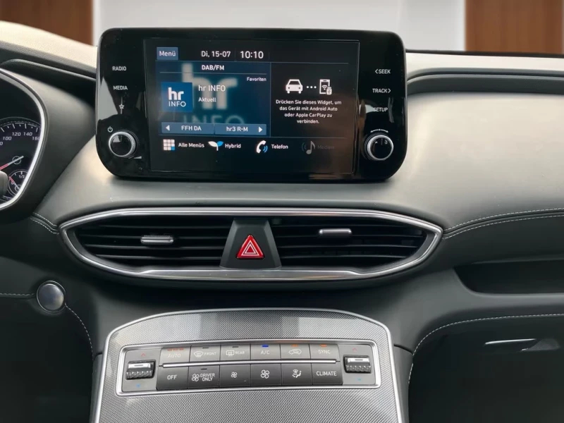 Hyundai Santa fe 1.6HEV/230HP/4WD/TREND/CAM/CPLAY/KLESS/725g, снимка 9 - Автомобили и джипове - 53269987