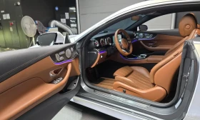 Mercedes-Benz E 450 AMG COUPE| КАФЯВА КОЖА| 360| FULL, снимка 15
