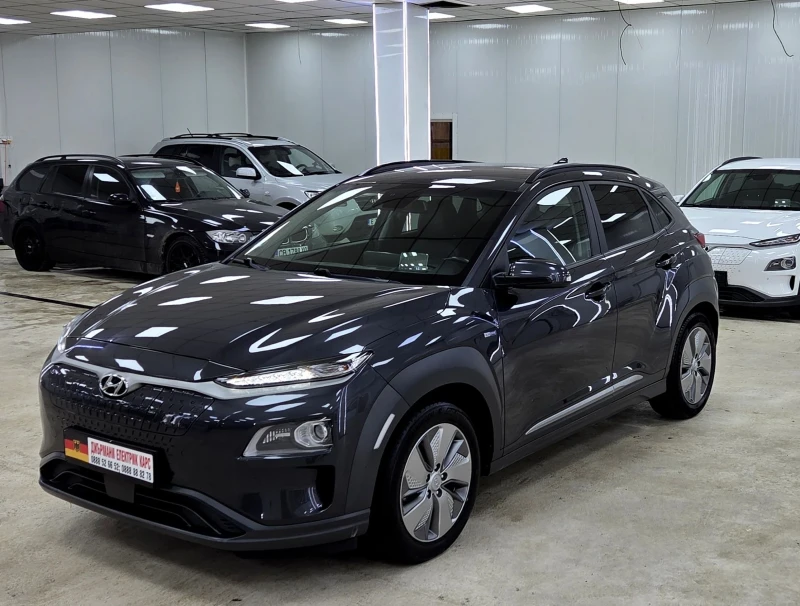 Hyundai Kona 64KWh/Premium/12.2020/SOH100/BlueLink, снимка 6 - Автомобили и джипове - 52930848