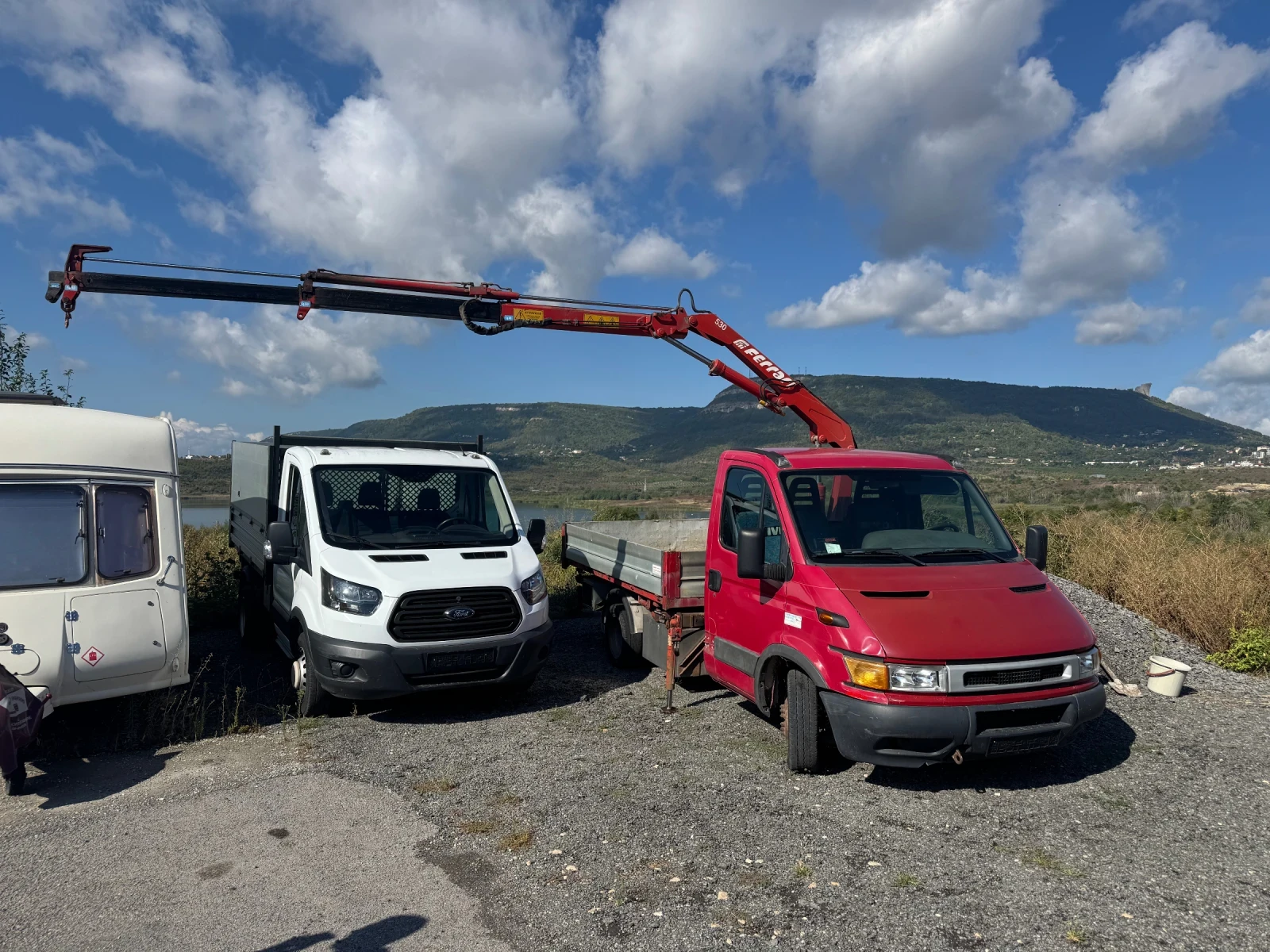Iveco 35c11 Самосвал с кран, снимка 13 - Камиони - 56200947