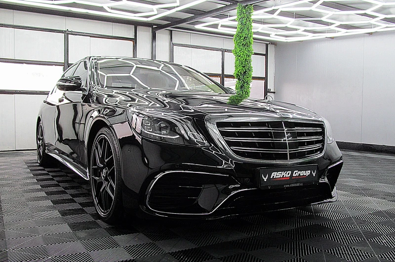 Mercedes-Benz S 560 4-MATIC/LONG/AMG/PANORAMA/БИЗНЕС КЛАСА ЛИЗИНГ, снимка 3 - Автомобили и джипове - 53269369
