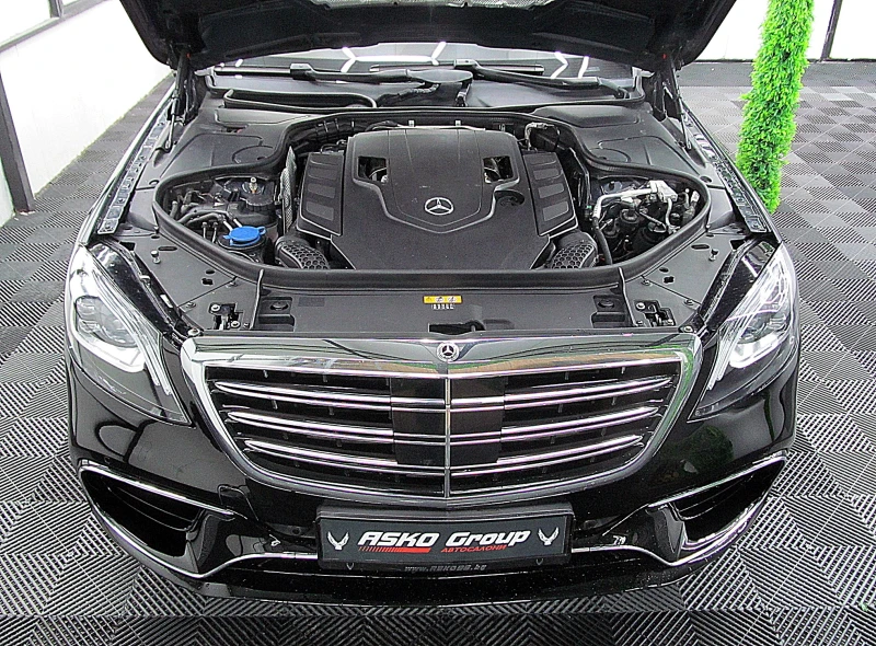 Mercedes-Benz S 560 4-MATIC/LONG/AMG/PANORAMA/БИЗНЕС КЛАСА ЛИЗИНГ, снимка 17 - Автомобили и джипове - 53269369