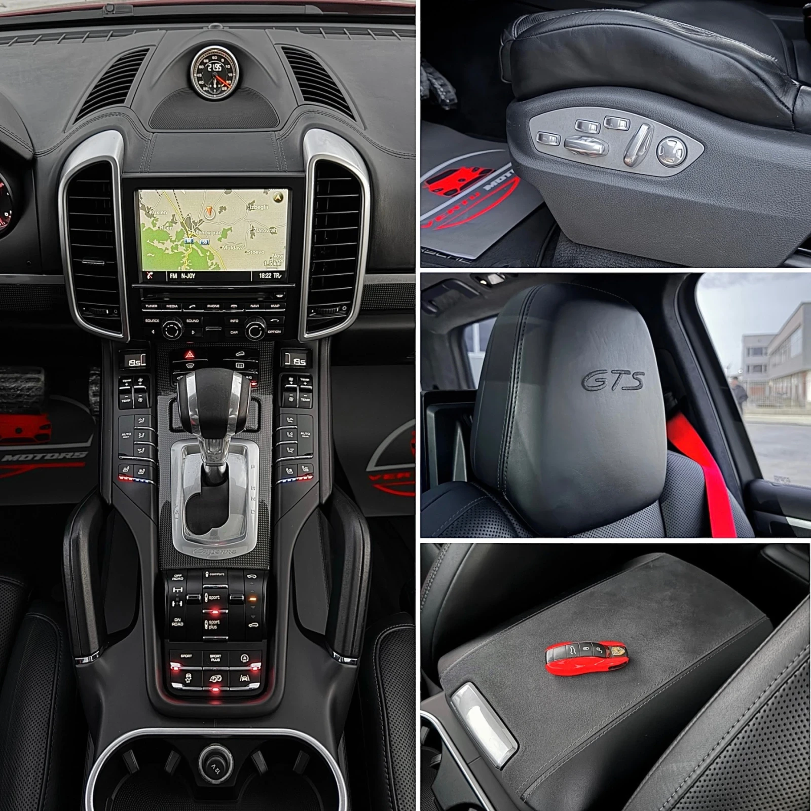 Porsche Cayenne GTS/ CARMINE RED/ 3xTV/ PANO/ 21 zoll/ ALCANTARA | Mobile.bg � ����������� 12