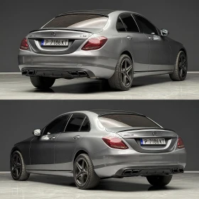 Mercedes-Benz C 220 cdi/ 9G-tronic/AMG Line/Navi/Multi Beam/ Koжа, снимка 3