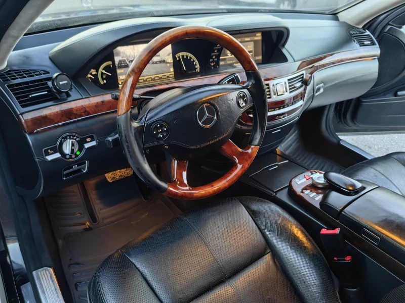 Mercedes-Benz S 500 -388к.с* AMG* 5.5* ГАЗ* 4matic* * Full* Full* Long, снимка 9 - Автомобили и джипове - 47993470