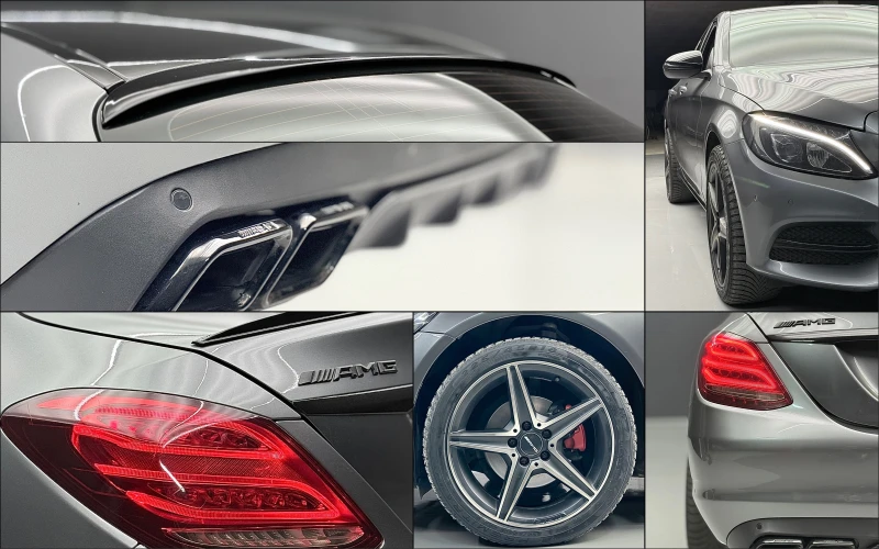 Mercedes-Benz C 220 cdi/ 9G-tronic/AMG Line/Navi/Multi Beam/ Koжа, снимка 13 - Автомобили и джипове - 49943132