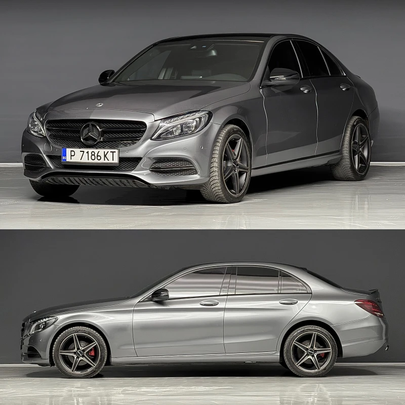 Mercedes-Benz C 220 cdi/ 9G-tronic/AMG Line/Navi/Multi Beam/ Koжа, снимка 2 - Автомобили и джипове - 49943132