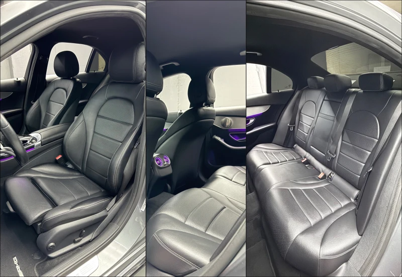 Mercedes-Benz C 220 cdi/ 9G-tronic/AMG Line/Navi/Multi Beam/ Koжа, снимка 8 - Автомобили и джипове - 49943132