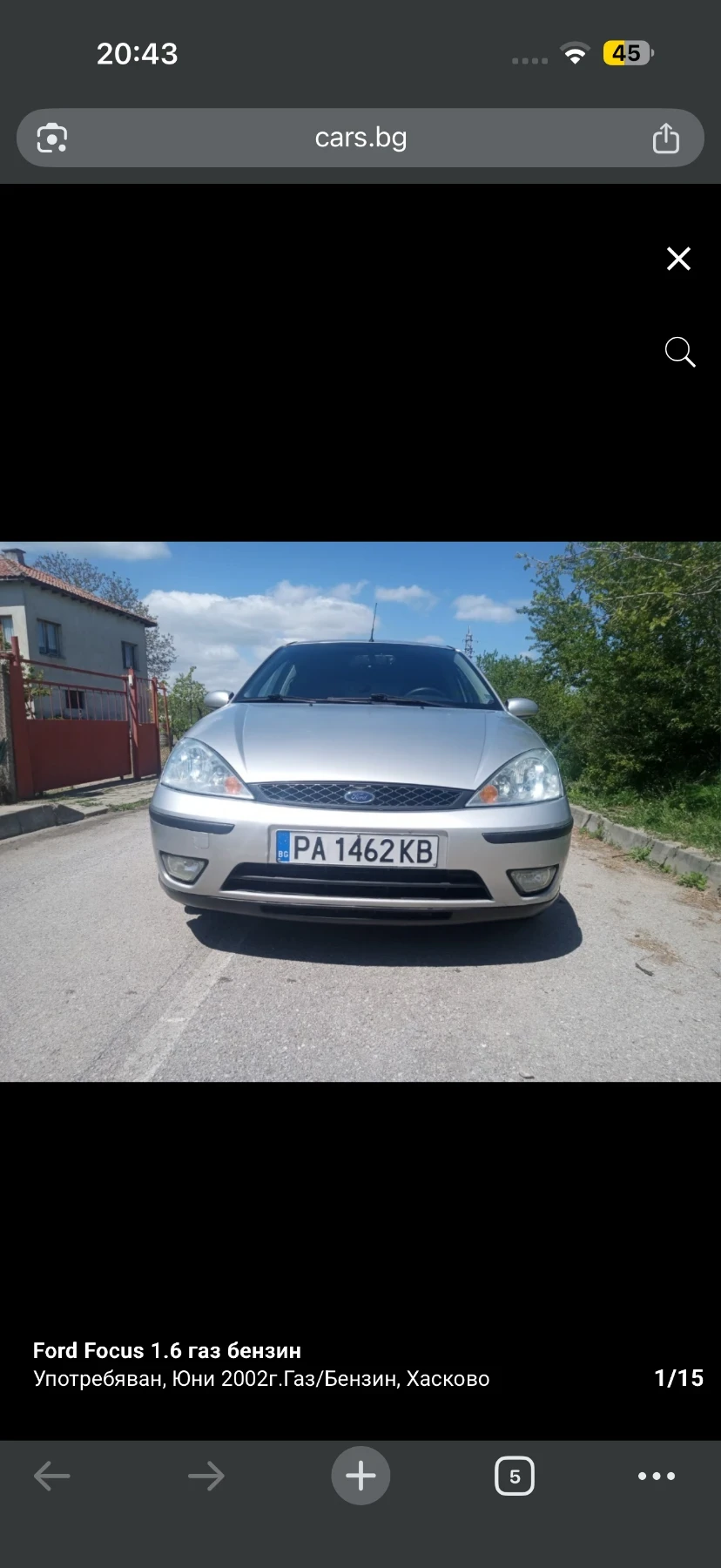 Ford Focus Ford Focus 1.6 GAS