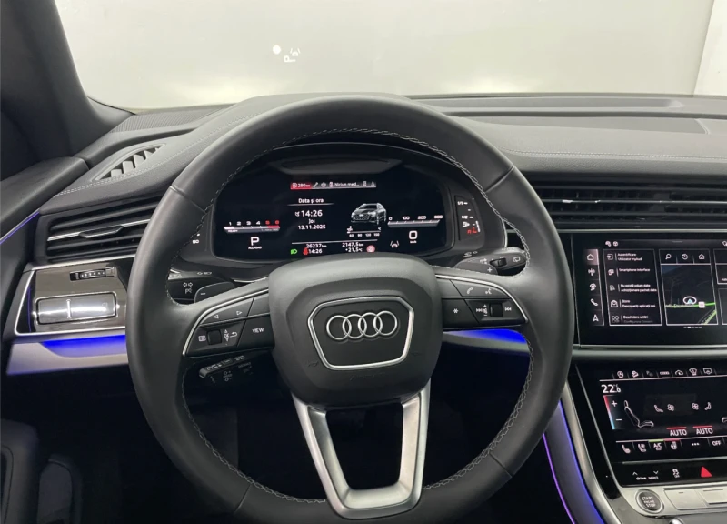 Audi Q8 50TDI S line Гаранция/360/Обдухване/Панорама, снимка 11 - Автомобили и джипове - 52540820